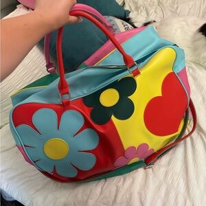 Delia Colorful Flower Women's Weekender Bag